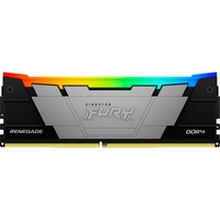 Kingston FURY 16 GB DDR4-3600 werkgeheugen Zwart, KF436C16RB12A/16, Renegade RGB, XMP