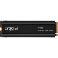 Crucial T700 Heatsink 2 TB SSD Zwart, CT2000T700SSD5, PCIe 5.0 x4, NVMe 2.0, M.2 2280