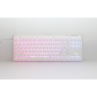 Ducky One 3 Classic Pure White TKL, toetsenbord Wit, US lay-out, Cherry MX Red, RGB led, Double-shot PBT, Hot-swappable, QUACK Mechanics, 80%