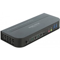 DeLOCK DisplayPort 1.4 + USB 3.0 en audio kvm-switch 