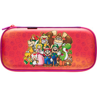 PowerA Dunne beschermhoes voor Nintendo Switch 2 - Mario en vrienden tas Lichtrood