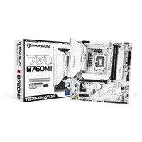 MAXSUN MS-Terminator B760M GKD5 ICE socket 1700 moederbord Zwart, RAID, 2.5 Gb-LAN, Sound, µATX