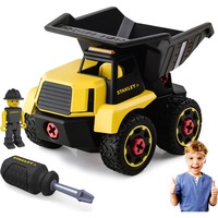 Stanley Junior Demonteerbare Kiepwagen met schroevendraaier Dump Truck, Mix & match, 3 jaar +