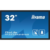 iiyama ProLite TF3239AS-B1AG 31.5" Public Display Zwart, 2x HDMI, DisplayPort, 2x USB-A, USB-B, RJ-45