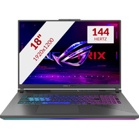 ASUS ROG Strix G18 G814PM-S8009W 18"  gaming laptop Grijs | R9 7940HX | RTX 5060 | 16 GB | 1 TB SSD