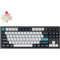 Keychron Q3 Max-M1 RGB mechanisch toetsenbord Zwart, US lay-out (QWERTY), Gateron Jupiter Red, 80% (TKL), RGB leds, KSA double-shot PBT, hot swap, Knob, 2.4GHz | Bluetooth 5.1 | USB-C