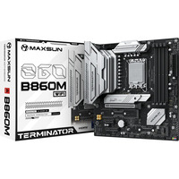 MAXSUN MS-Terminator B860M WIFI socket 1851 moederbord Zwart, RAID, 2.5 Gb-LAN, WLAN, BT, Sound, µATX