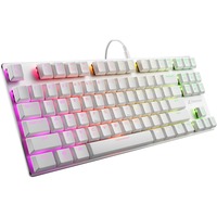 Sharkoon PureWriter TKL RGB, gaming toetsenbord Wit, US lay-out, Kailh Blue, RGB leds, TKL