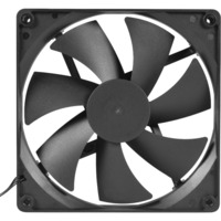 Alphacool Alpha Core 140mm fan PWM 2500 bk case fan Zwart