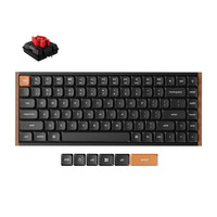 Keychron K3 Max SE QMK Wireless Custom Mechanical Keyboard Zwart, US lay-out (QWERTY), Keychron Milk POM Red, 75%, RGB, Hot swap, 2.4 GHz | Bluetooth 5.3 | USB-C