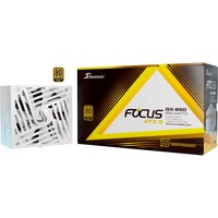 Seasonic FOCUS-GX-850-V4 850W ATX3.0 voeding Wit, 1x 12VHPWR, 3x PCIe, kabelmanagement