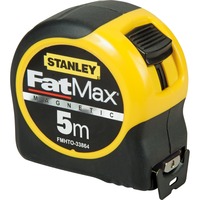 Stanley Rolbandmaat FatMax Blade Armor Magnetisch meetlint Zwart/geel, 5 meter, breedte 32mm