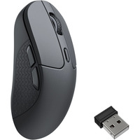 Keychron M3-A23 muis Zwart, 8000 Hz, 100 - 30.000 DPI, Bluetooth 5.3 | 2.4 Ghz | USB type-C kabel