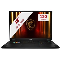 MSI Stealth 18 HX AI A2XWIG-018NL 18"  gaming laptop Zwart | Core Ultra 9 275HX | RTX 5080 | 64 GB | 2 TB SSD