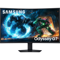 Samsung Odyssey G7 S37FG756EU 37" 4K UHD curved gaming monitor Zwart, 165 Hz, HDMI, DisplayPort, USB, AMD FreeSync