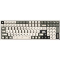 Iqunix F97 Hitchhiker Wireless Mechanical Keyboard Grijs, US lay-out (QWERTY), Cherry MX Brown, 96%, RGB leds, Hot-swappable, PBT, 2.4GHz | Bluetooth 5.1 | USB-C