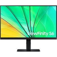 SAMSUNG ViewFinity S6 S60D LS24D600EAUXEN 24" Ledmonitor Zwart, HDMI, DisplayPort
