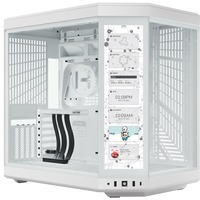 HYTE Y70 Touch Infinite midi tower behuizing Wit | 2x USB-A | 1x USB-C | Tempered Glass