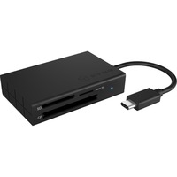 ICY BOX IB-CR401-C3 kaartlezer Antraciet, USB 3.0 Type-C