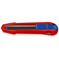 KNIPEX CutiX Universele mes stanleymes Rood/blauw, incl. 2 mesbladen