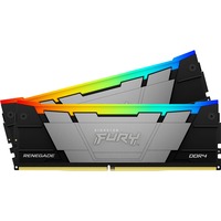 Kingston Renegade RGB 32 GB DDR4-3600 (2x 16 GB) werkgeheugen Zwart, KF436C16RB12AK2/32, XMP 2.0