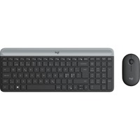 Logitech MK470 Slim Wireless Keyboard and Mouse Combo , desktopset Zwart, DK Lay-out, Scissor switches, 1000 dpi