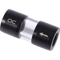 Alphacool Eiszapfen Acryl/Acetal Inline filter G1/4 inner thread Zwart/transparant