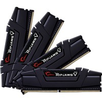 G.Skill 128 GB DDR4-2666 Quad-Kit werkgeheugen Zwart, F4-2666C19Q-128GVK, Ripjaws V, XMP