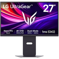 LG UltraGear 27G850A-B 27" 4K UHD gaming monitor Zwart, 2x HDMI, DisplayPort, USB-B, 240 Hz / 480 Hz