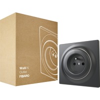 Fibaro Walli N Outlet type E stekkerdoos Antraciet, 1x stekker, België | Frankrijk