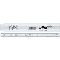 Wiha Duimstok Longlife 2 m meetlat Wit