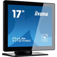 iiyama ProLite T1721MSC-B2 17" touchscreen monitor Zwart, Touch, VGA, HDMI, Audio, USB