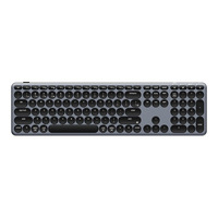 Keychron B5 Pro-K1 toetsenbord Grijs, US lay-out (QWERTY), Scissor switches, 100%, ABS keycaps, 2.4 GHz / Bluetooth / USB