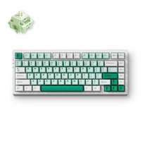 MCHOSE G75 Pro Tri-mode Gasket Structuur Mechanisch gaming toetsenbord Groen, US lay-out (QWERTY), Huano Matcha Latte V2, 75%, RGB, hot swap, PBT Double-Shot, 2.4 GHz | USB-C | Bluetooth