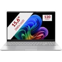ASUS Vivobook S 15 OLED S5507QA-MA006W 15.6" Copilot+ PC 15.6"  laptop Zilver | Snapdragon X Elite X1E-78-100 | Qualcomm Adreno | 16 GB | 1 TB SSD | 120 Hz
