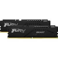 Kingston FURY 32 GB DDR5-5600 (2x 16 GB) Kit werkgeheugen Zwart, KF556C40BBK2-32, Beast, XMP