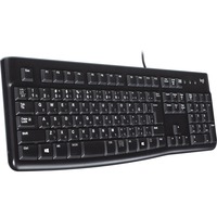 Logitech Keyboard K120 for business Zwart, EU lay-out (QWERTY), Rubberdome, 100%