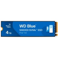 WD Blue SN5000 NVMe 4 TB SSD Blauw, WDS400T4B0E, M.2 2280, PCIe Gen4 x4