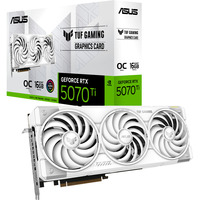 ASUS TUF Gaming GeForce RTX 5070 Ti OC White grafische kaart Wit, 3x DisplayPort, 2x HDMI, DLSS 4