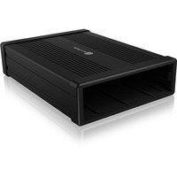 ICY BOX IB-525-U3 externe behuizing Zwart
