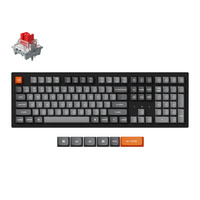 Keychron K10 Max-H12 RGB mechanisch toetsenbord Zwart, US lay-out (QWERTY), 100%, RGB leds, OSA Double-shot PBT, hot swap, USB-C | 2.4 GHz | Bluetooth 5.1