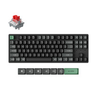 Keychron K8 Ultra 8K Wireless Custom Mechanical Keyboard Zwart, US lay-out (QWERTY), Keychron Apex Red, 80% (TKL), RGB leds, OSA Double-shot PBT, USB-C | 2.4 GHz | Bluetooth 5.2