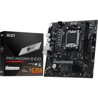 MSI PRO A620AM-B EVO socket AM5 moederbord RAID, 2.5Gb-LAN, Sound, µATX