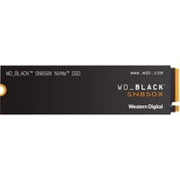 WD Black SN850X NVMe 1 TB SSD Zwart, PCIe 4.0 x4, NVMe, M.2 2280