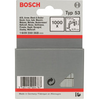 Bosch Niet met fijne draad, type 53 nietjes 1000 Stuks