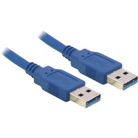 DeLOCK USB-A 3.2 Gen 1 kabel Blauw, 1,5 meter