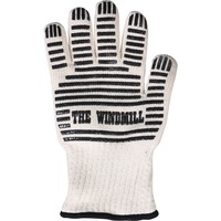 The Windmill Hittebestendige Handschoen Wit/zwart, One size fits all