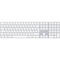 Apple Magic Keyboard met numeriek toetsenblok, toetsenbord Zilver/wit, EU lay-out (QWERTY), Scissor switches, Bluetooth