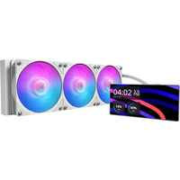 Cooler Master MasterLiquid Core LCD 6" 360 White ARGB waterkoeling Wit