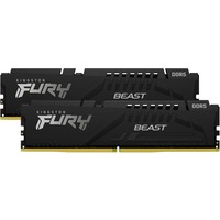 Kingston FURY Beast 64 GB DDR5-6000 (2x 32 GB) werkgeheugen Zwart, KF560C36BBEK2-64, EXPO